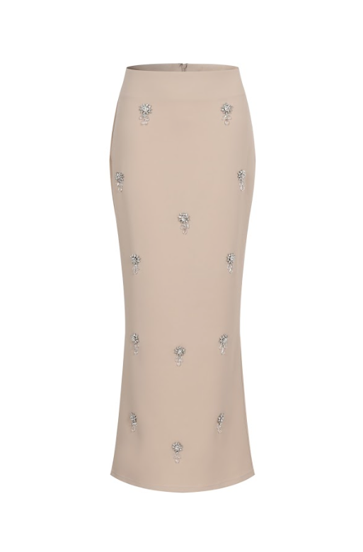 Embellished Long Skirt