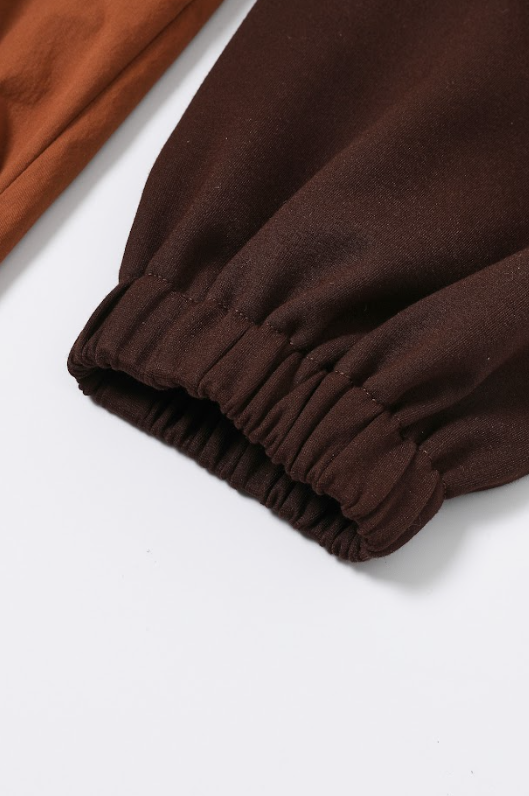 Knit Woven Mix Sporty SweatShirt