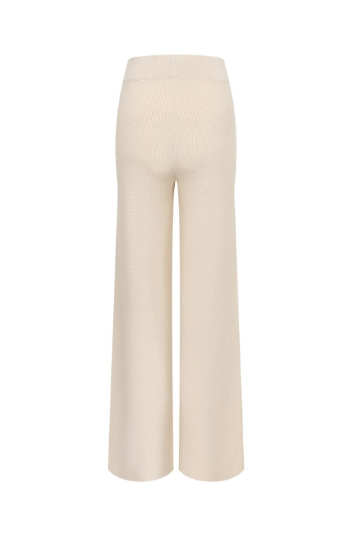 Cashmere Canvas Sleeveless Knit Vest & Pants Set