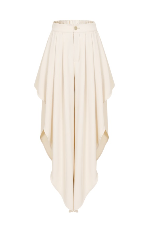Pleated Super Flared Pants
