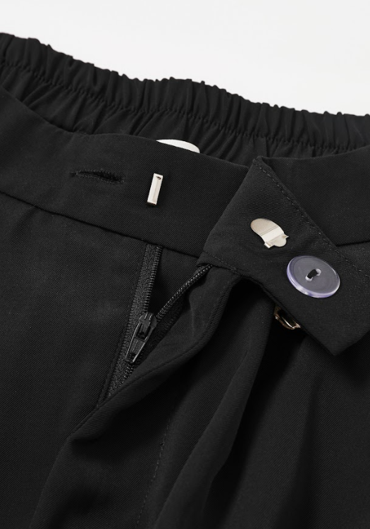 The Drape Ruched Solid Pants