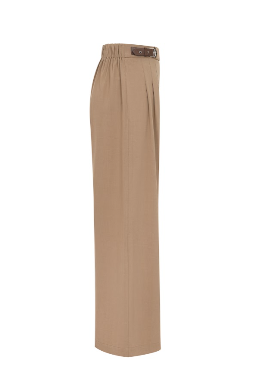 Belted Wide Pants
