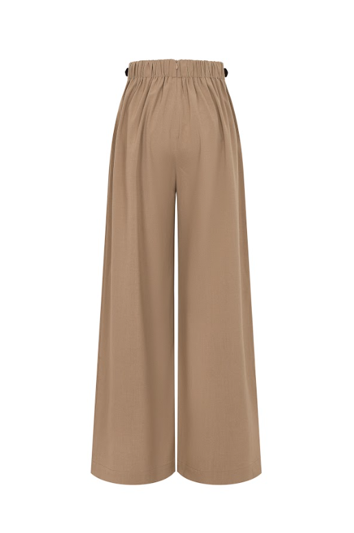 Belted Wide Pants