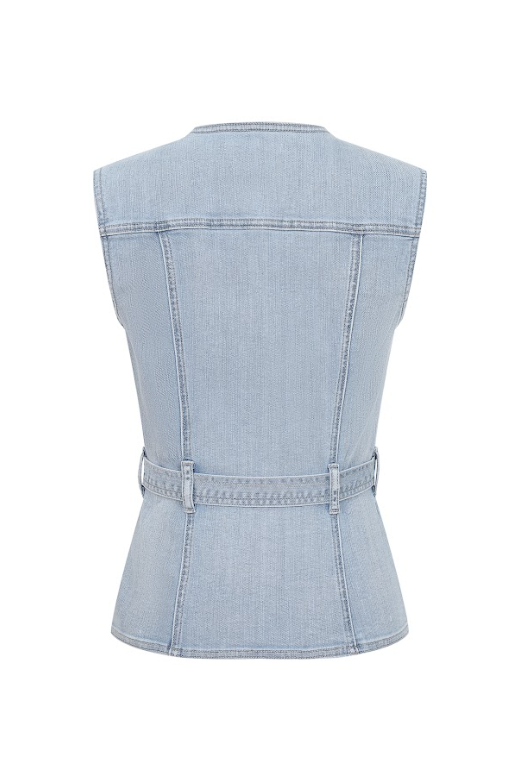 The Gilded Denim Bastion Vest