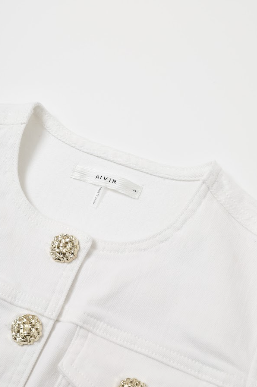 The Gilded Denim Bastion Vest