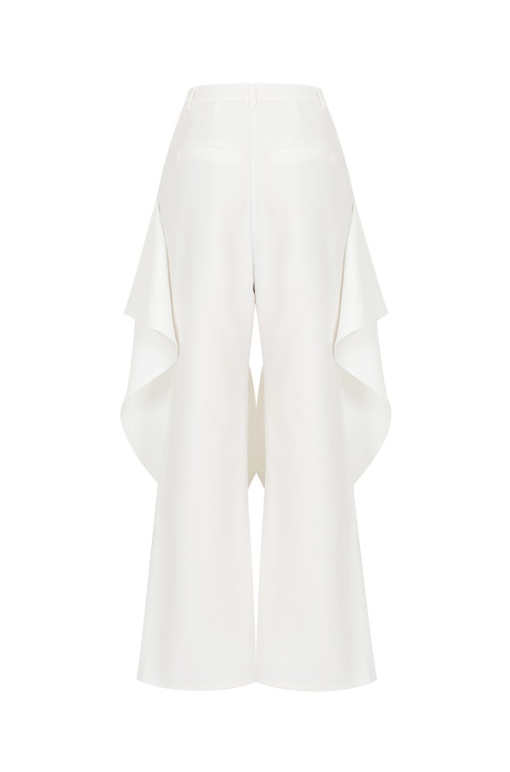 Colette Outstanding Ruffle Woven Pants