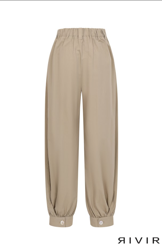 Baggy Balloon Twill Pants