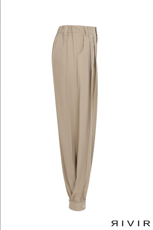 Baggy Balloon Twill Pants