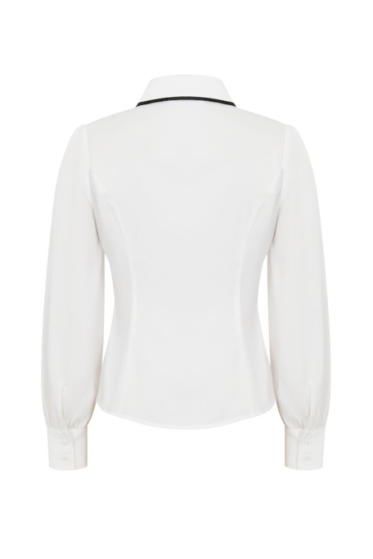Lunette Embroidered Long Sleeve Woven Shirt