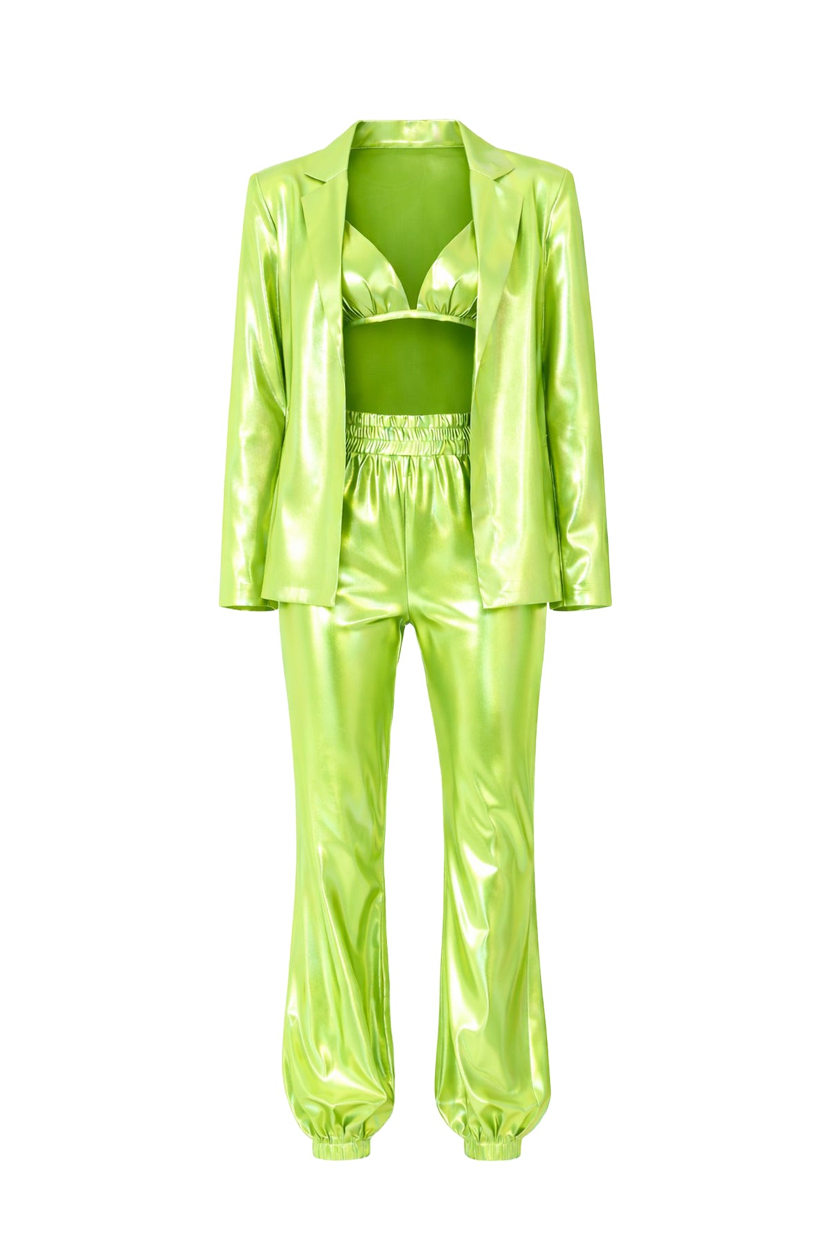 Blazer, Bra Top, an Jogger Pants Set