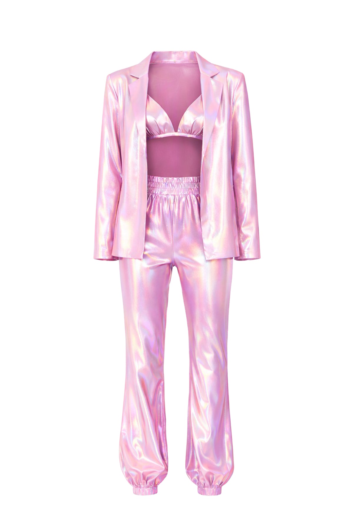 Blazer, Bra Top, an Jogger Pants Set