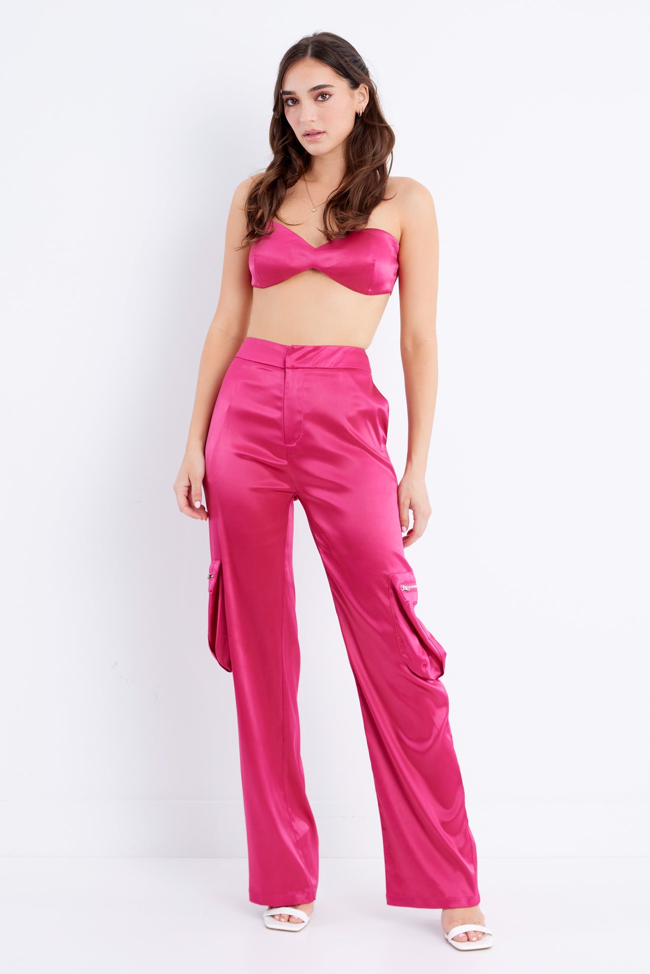 Satin Cargo 2 Piece Set