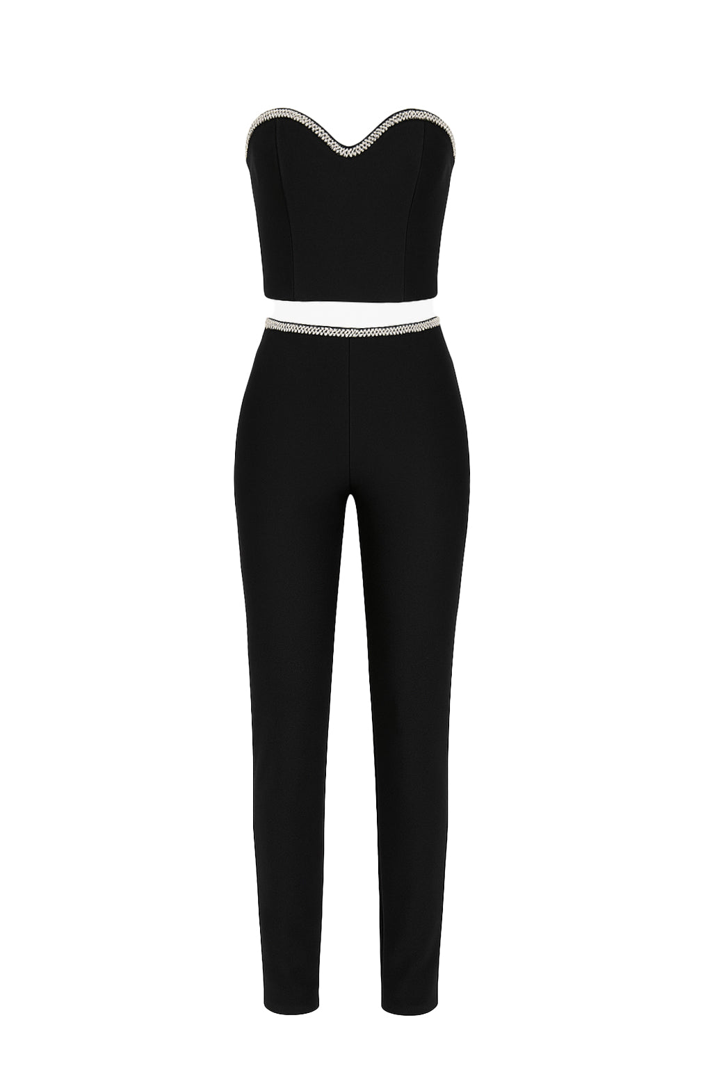 Embellished Tube Top & Trouser