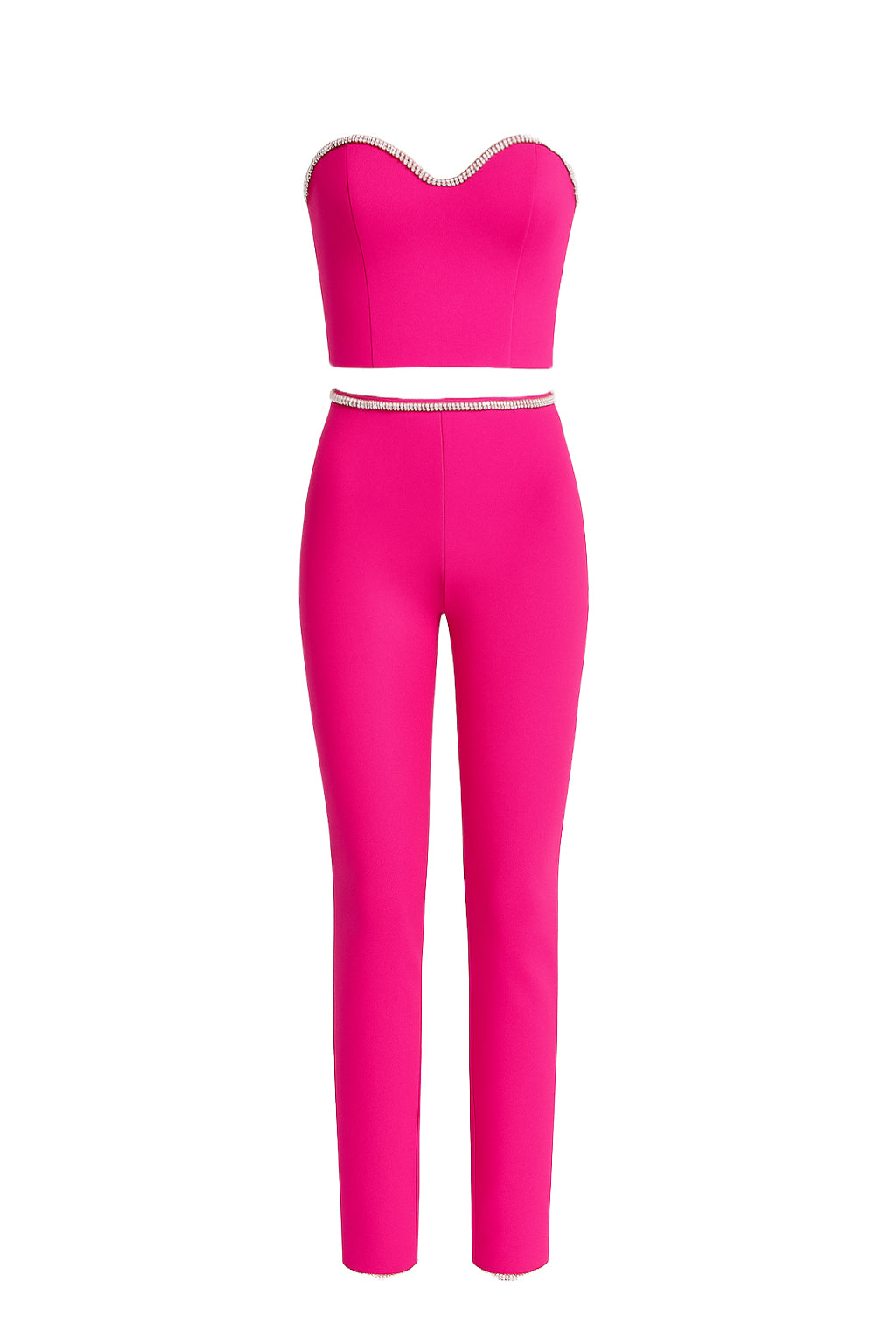 Embellished Tube Top & Trouser