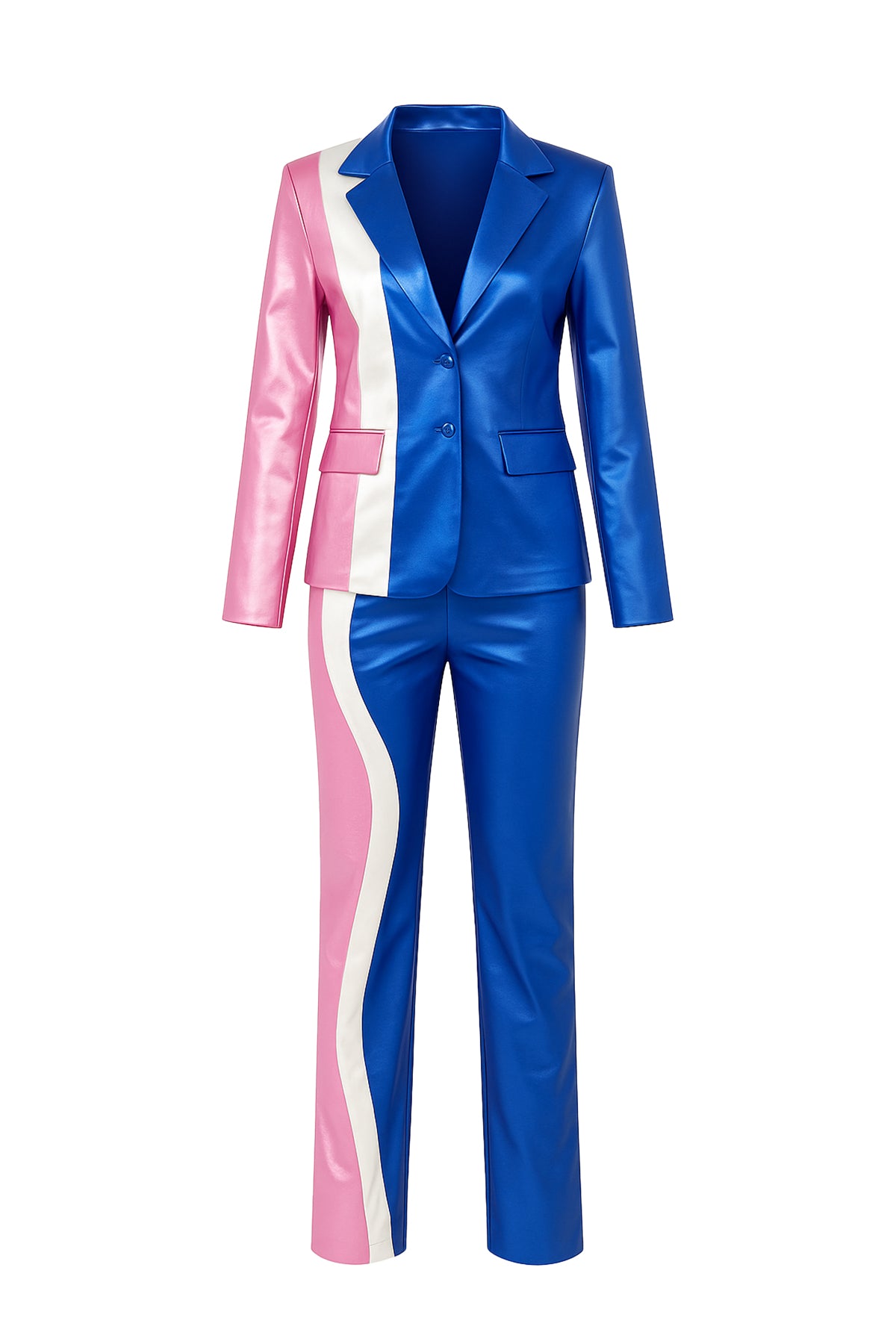 Multi Color Blazer & Pant Set
