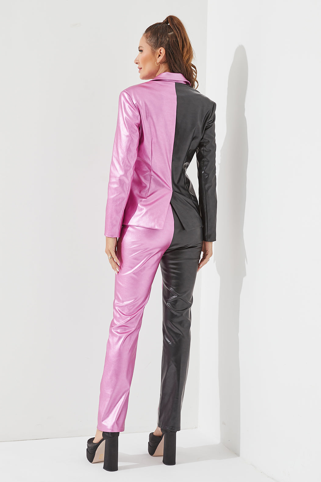 Multi Color Blazer & Pant Set