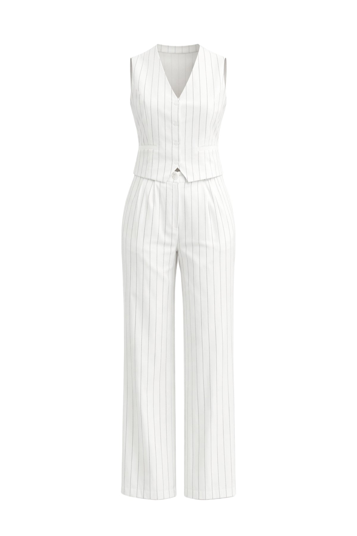Mirella Vest and Wide Leg Pants Set