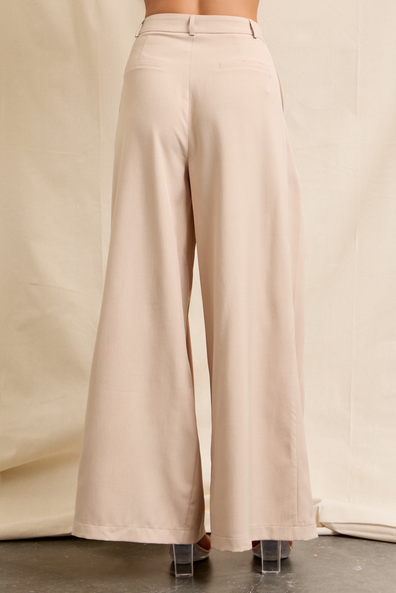 The Woven Pleat Elegant Pants