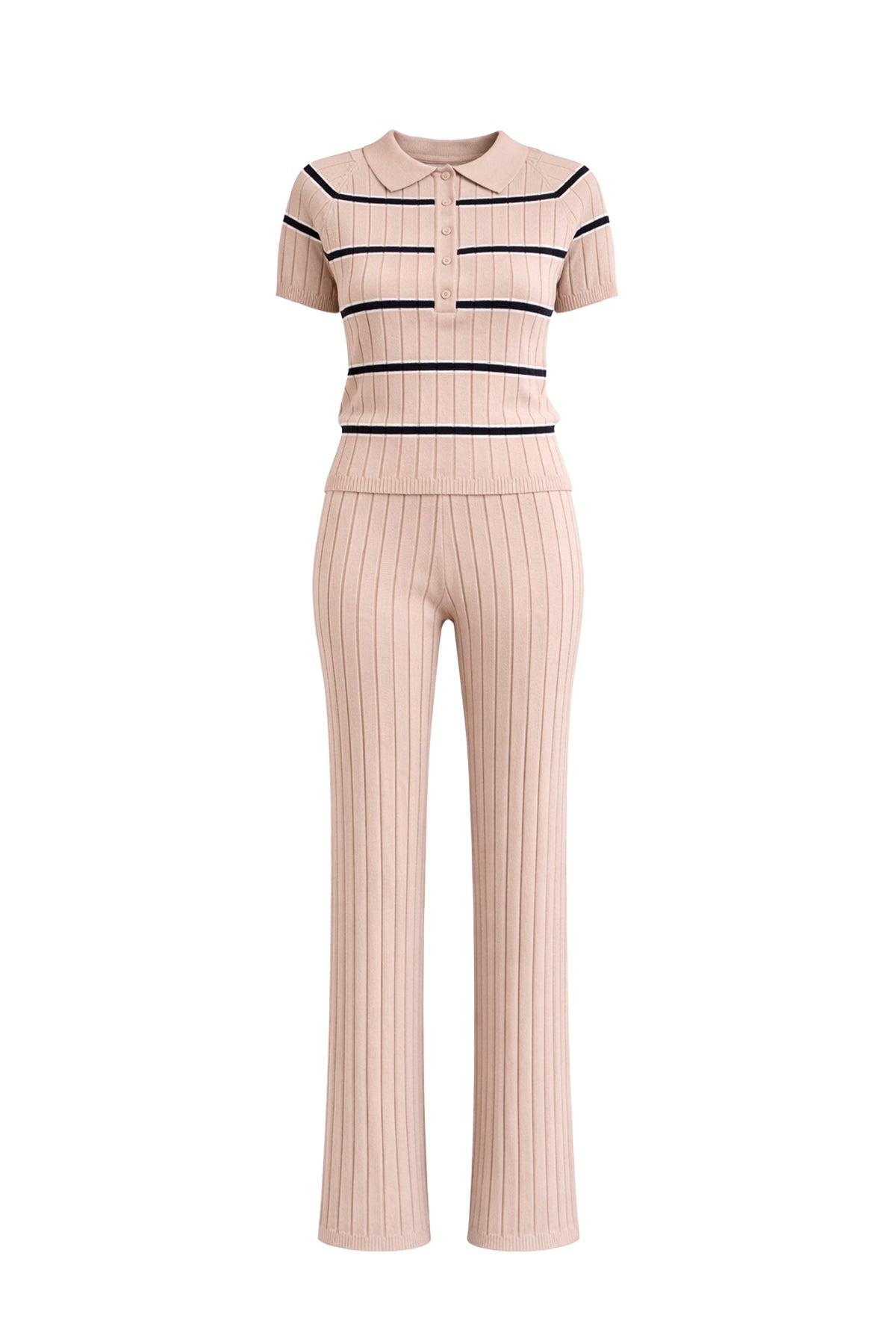 Velora Comfort Stripe Top & Pants Wear