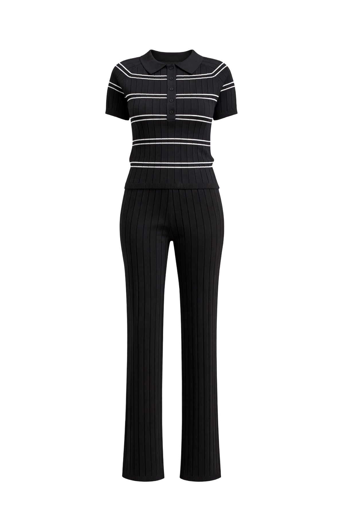 Velora Comfort Stripe Top & Pants Wear