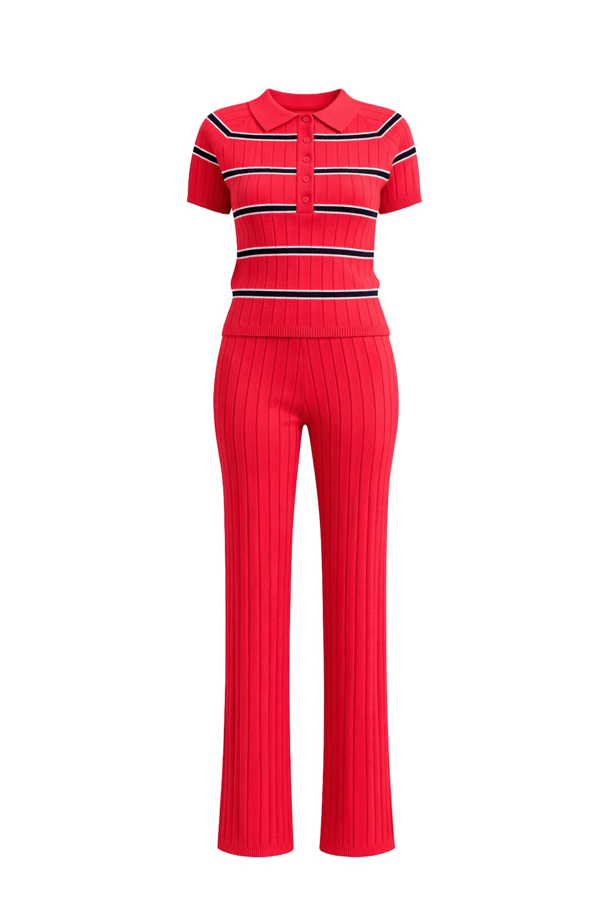 Velora Comfort Stripe Top & Pants Wear