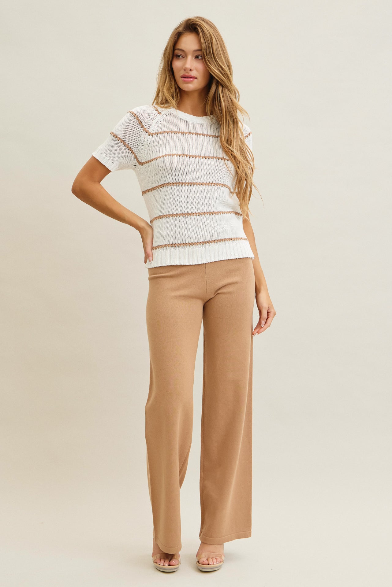 Marcelline Stripe Top & Pants Set