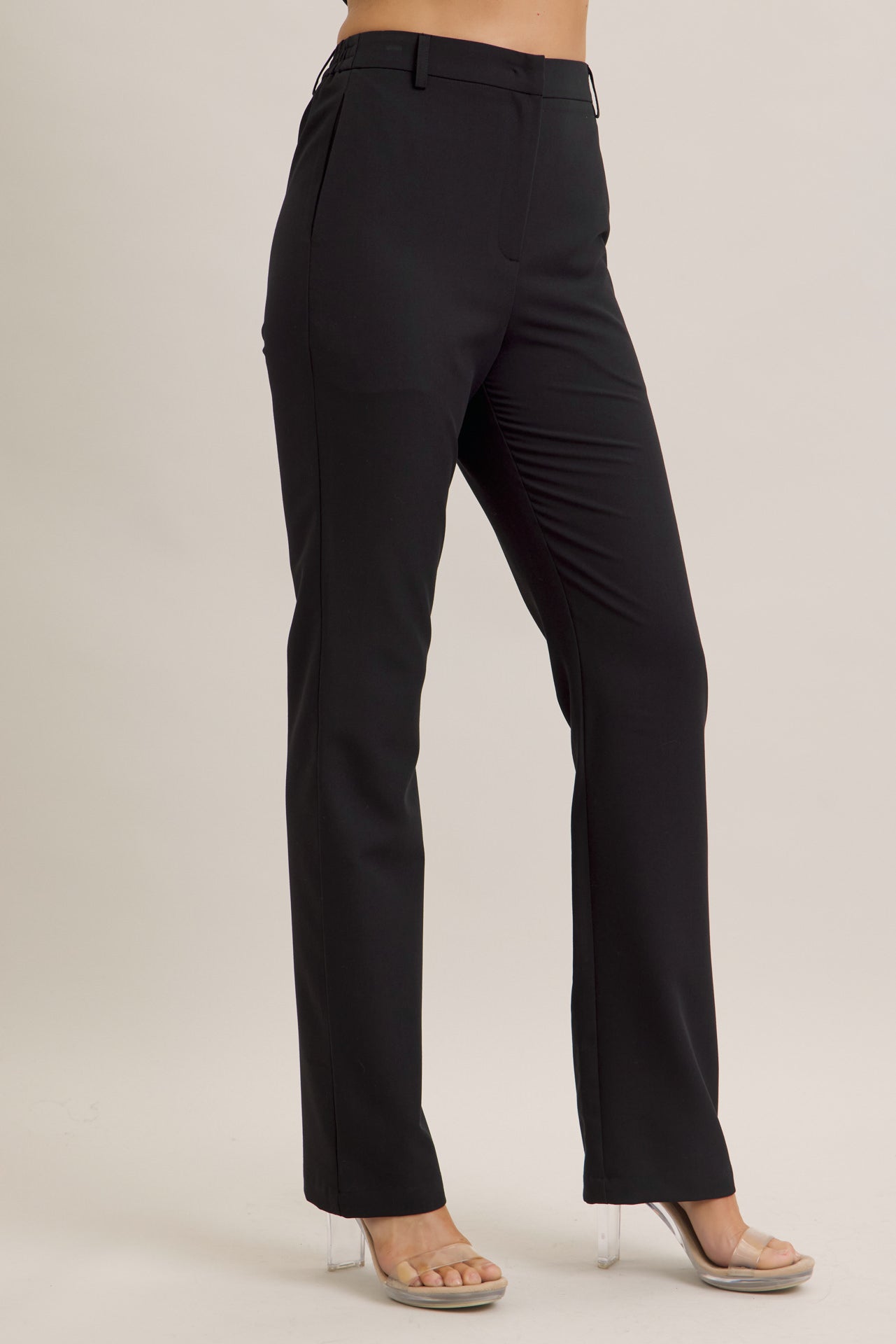 Evangeline Woven Sleeveless Button Down Vest & Pants Set