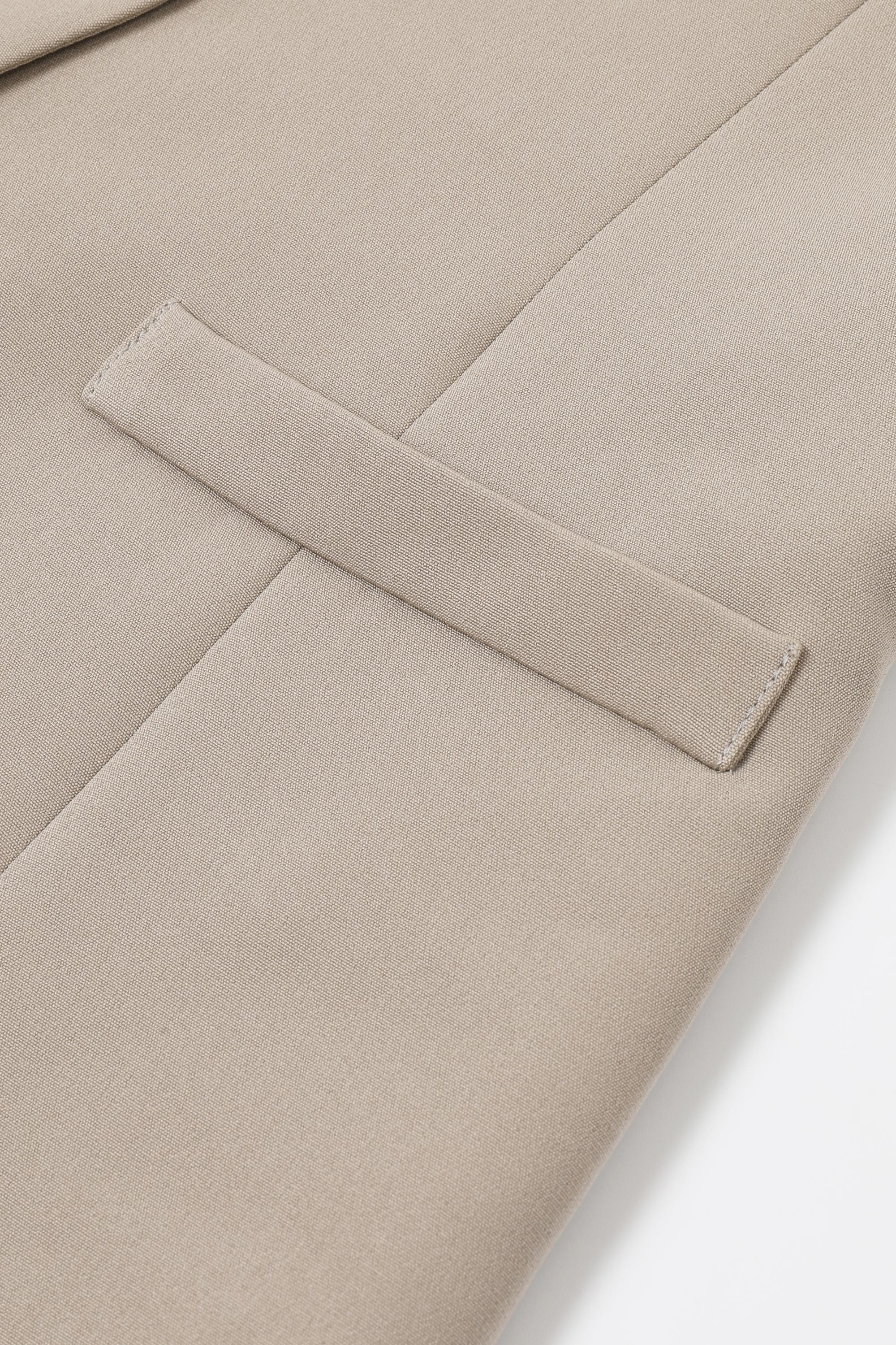 Serenity Structure Woven Long Sleeve Vest & Pants Set