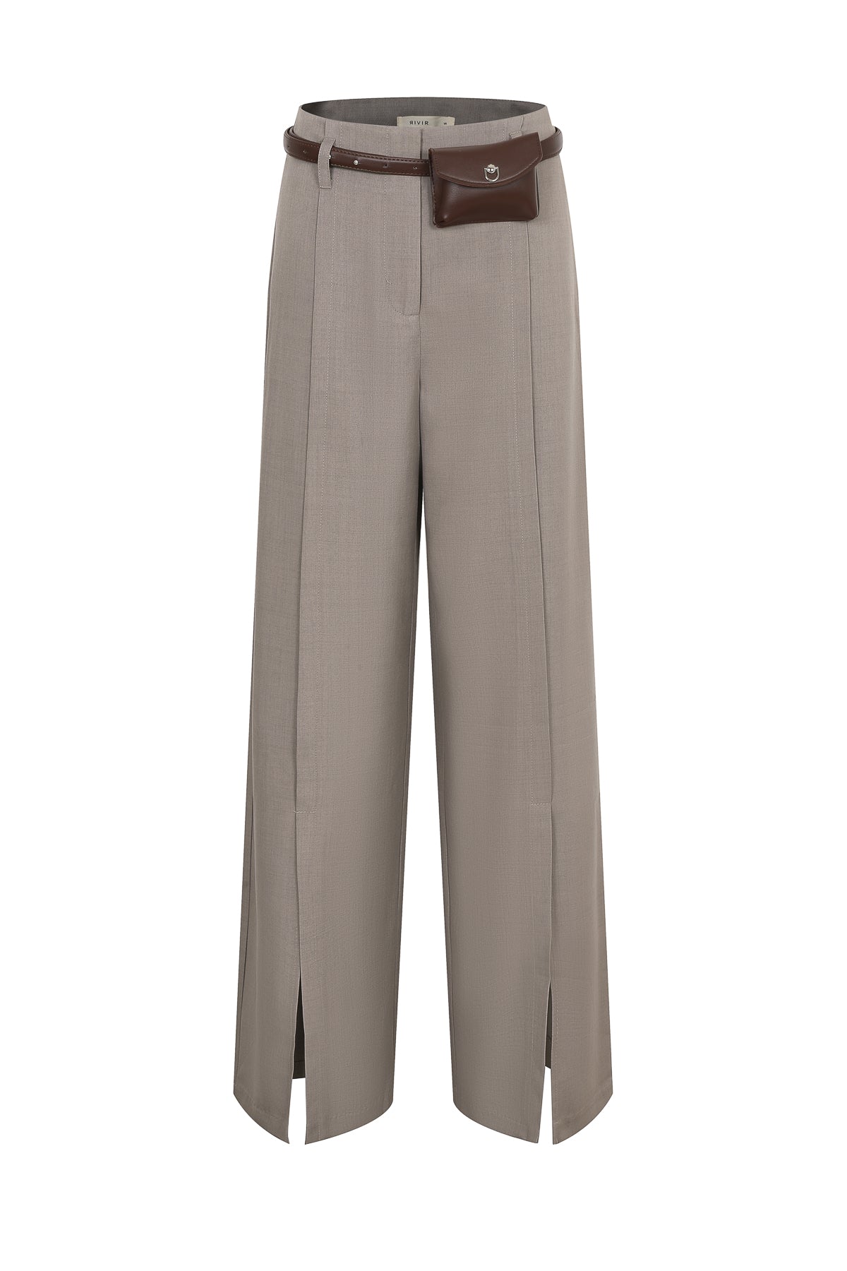 Sculpted Slit Trouser Elegance