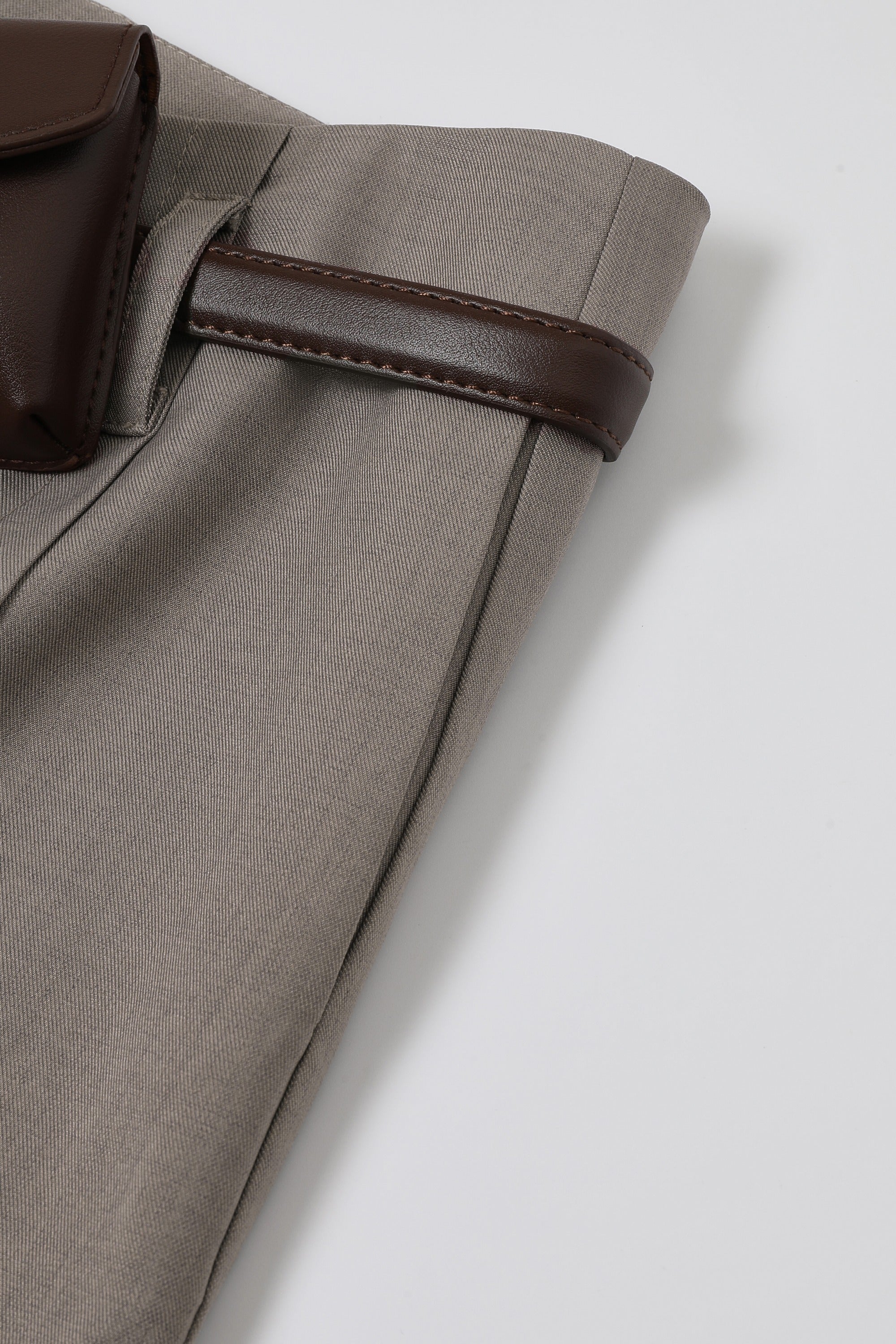 Sculpted Slit Trouser Elegance