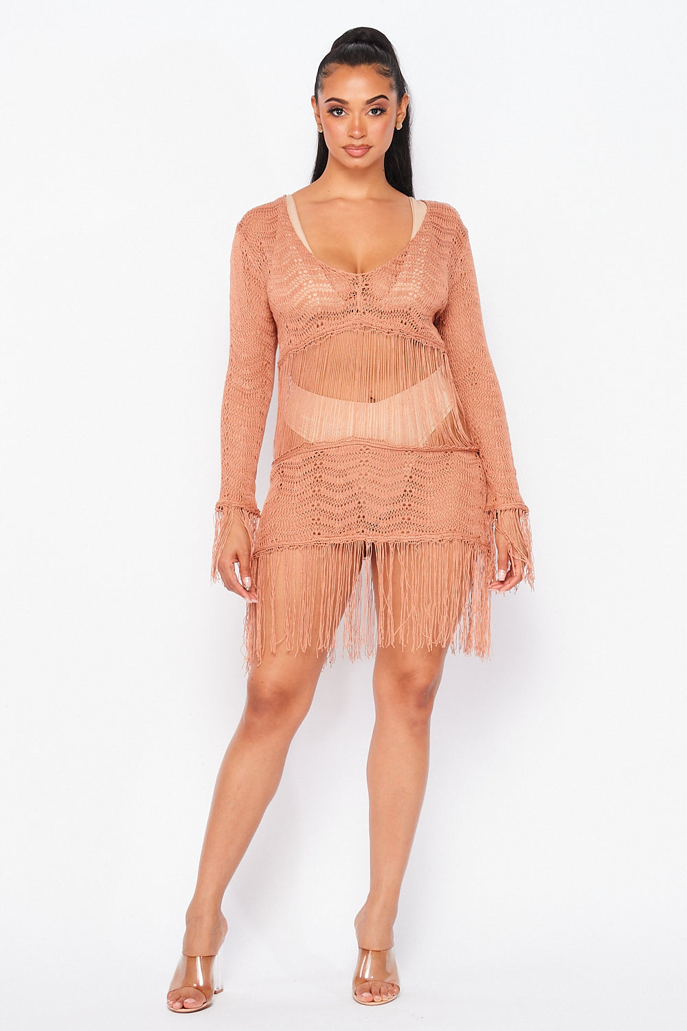 Fringe Swim Cover Up