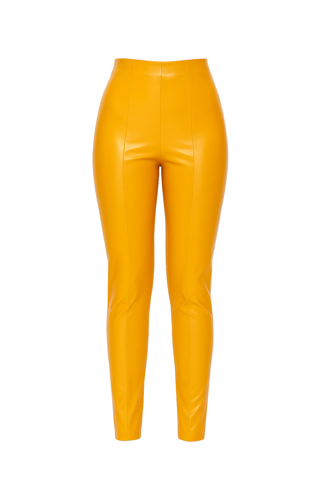 Soft Leather High Waist Skinny Pants