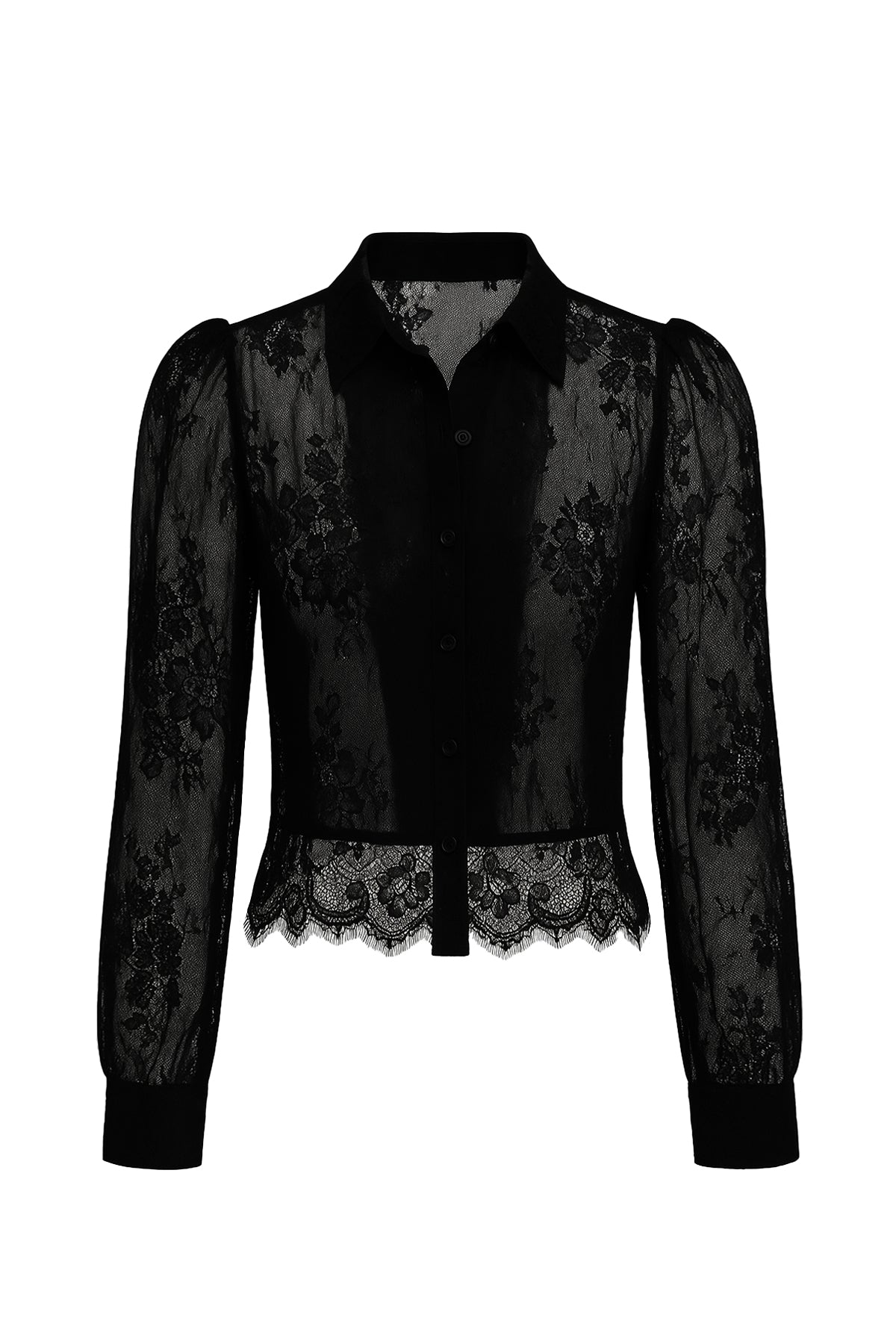 Leilani Lace Button Down Shirt
