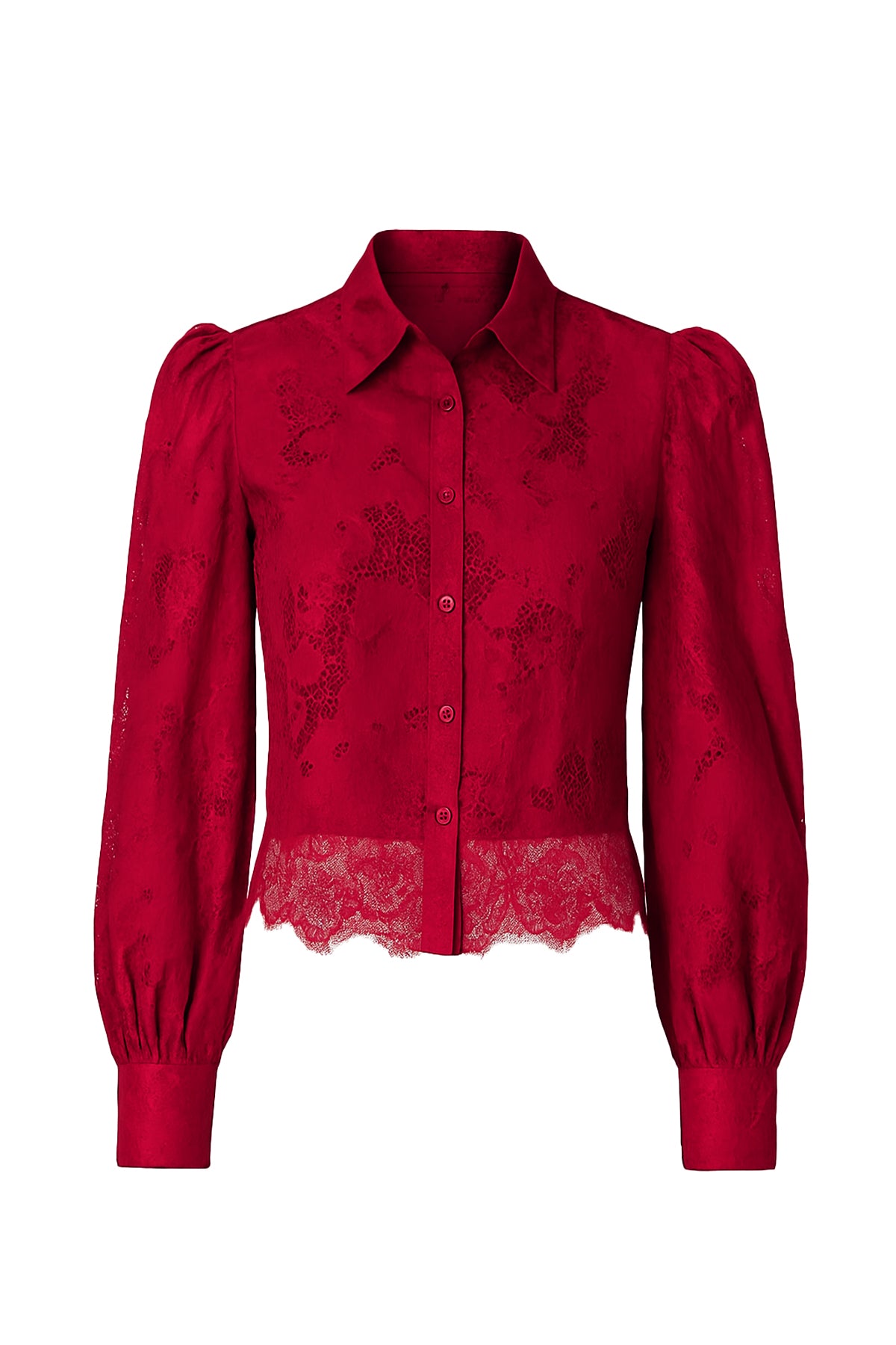 Leilani Lace Button Down Shirt