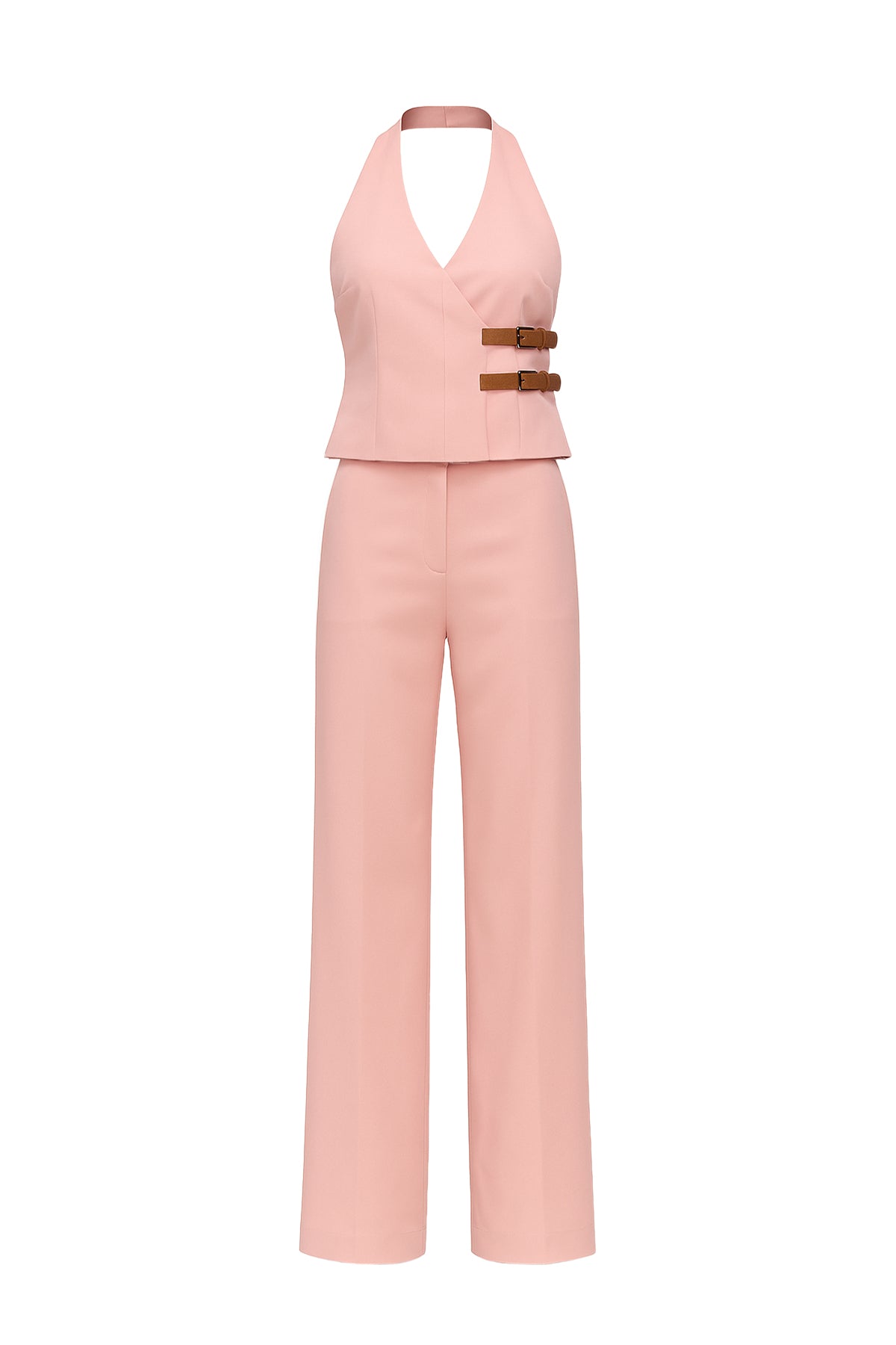 The Carter Halter Vest & Trouser Set