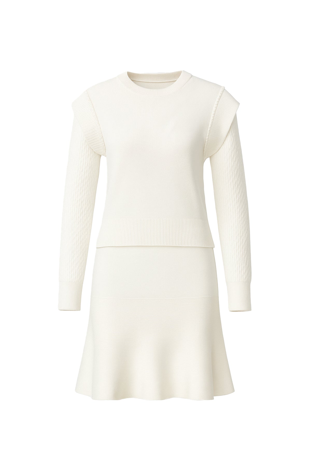 Girls Day Out Knit Top and Skirt Set