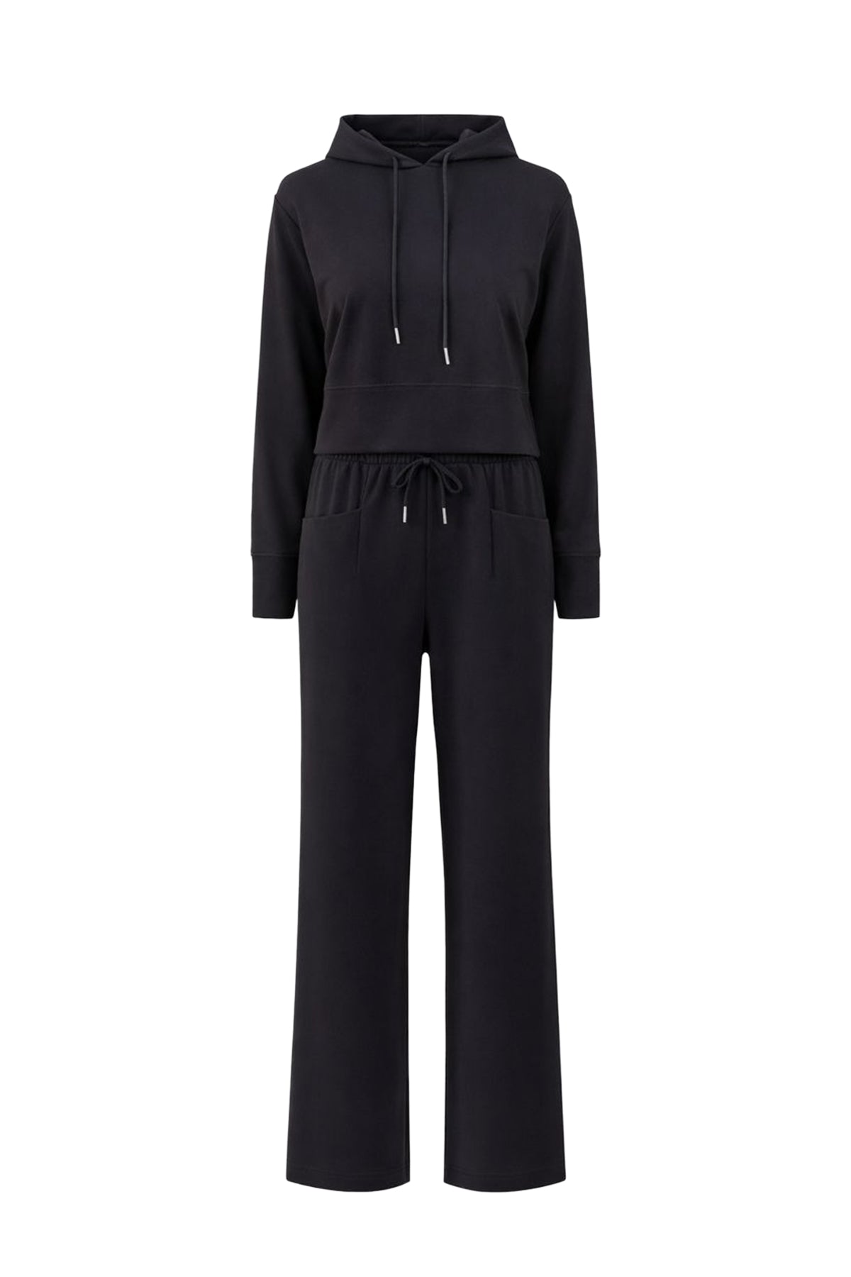 Casual Chic Hoodie & Wide Pants Set