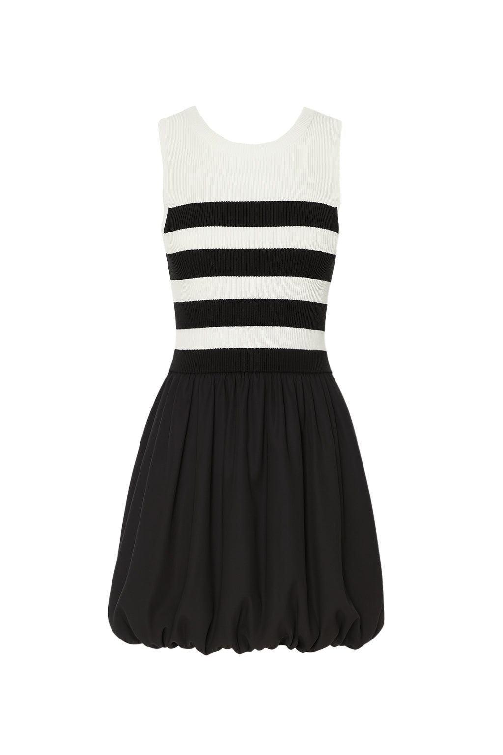 Viviana Bubble Skirt Sleeveless Mini Dress