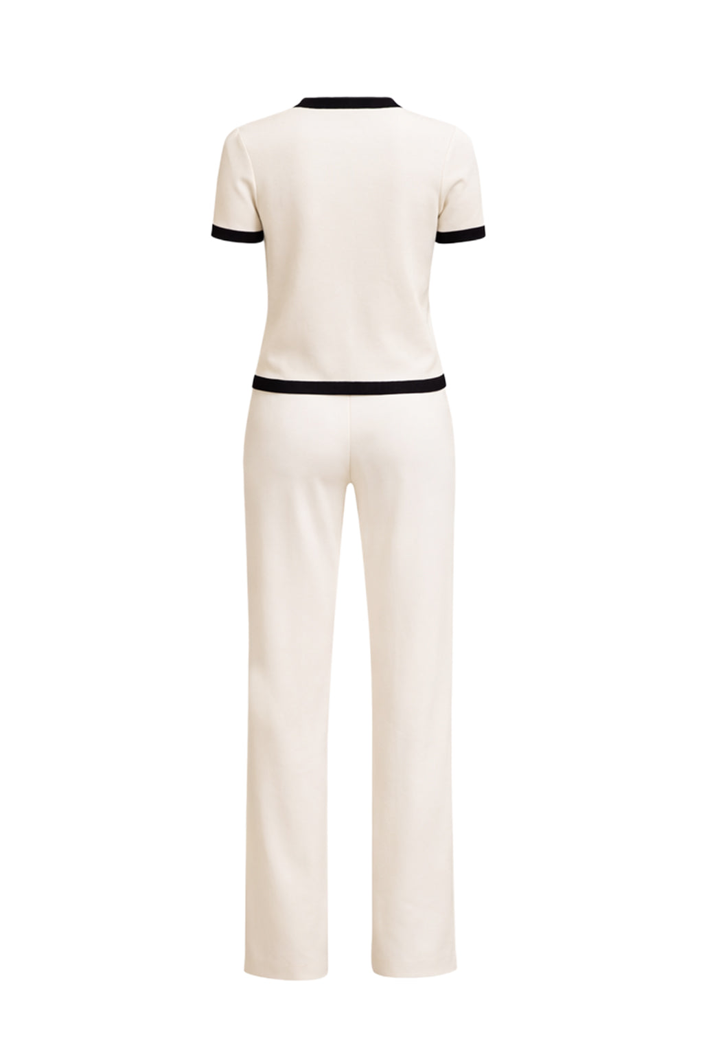 Odessa Knit Short Sleeve Cardigan And Pants Set