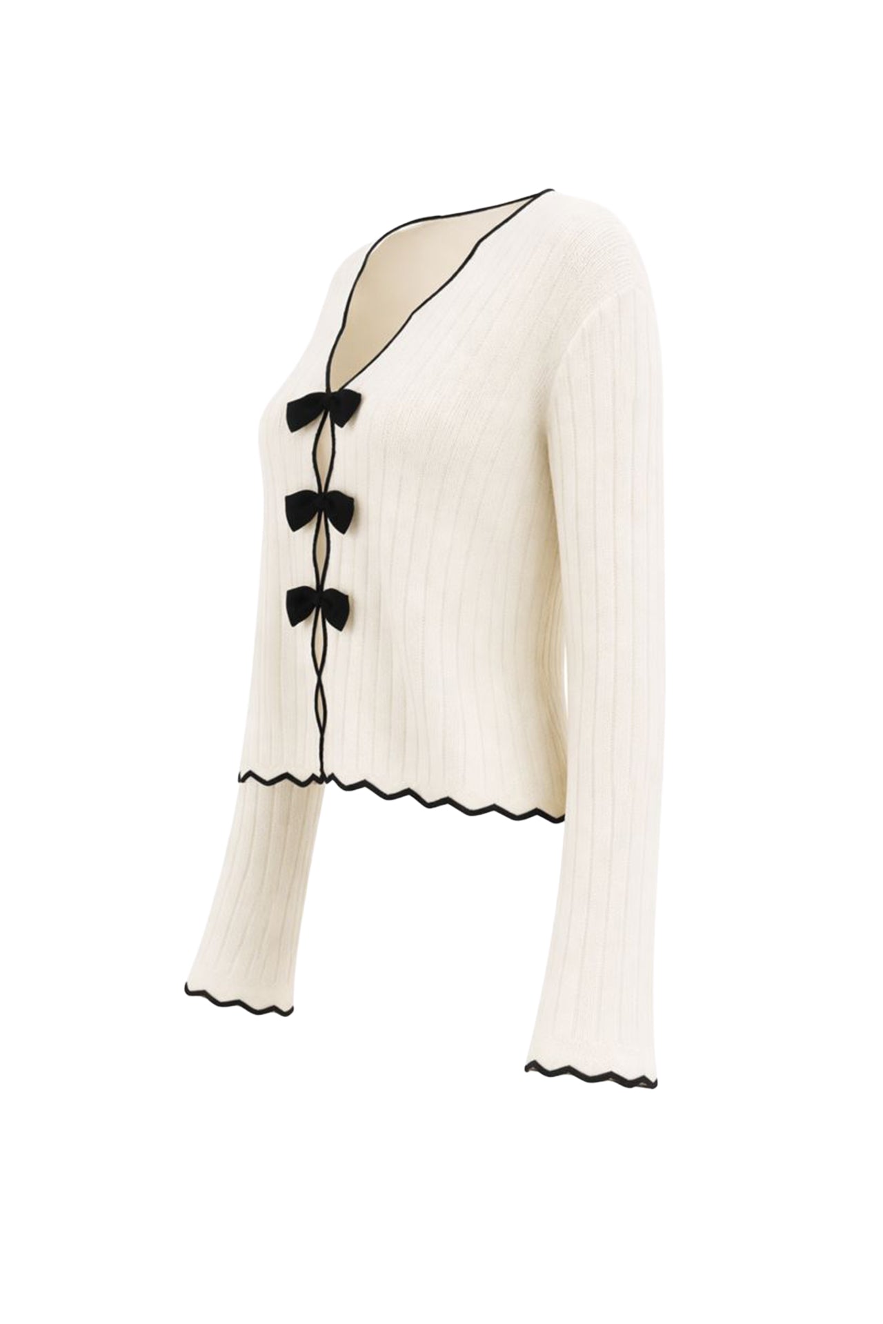 Elegant Bow Cardigan
