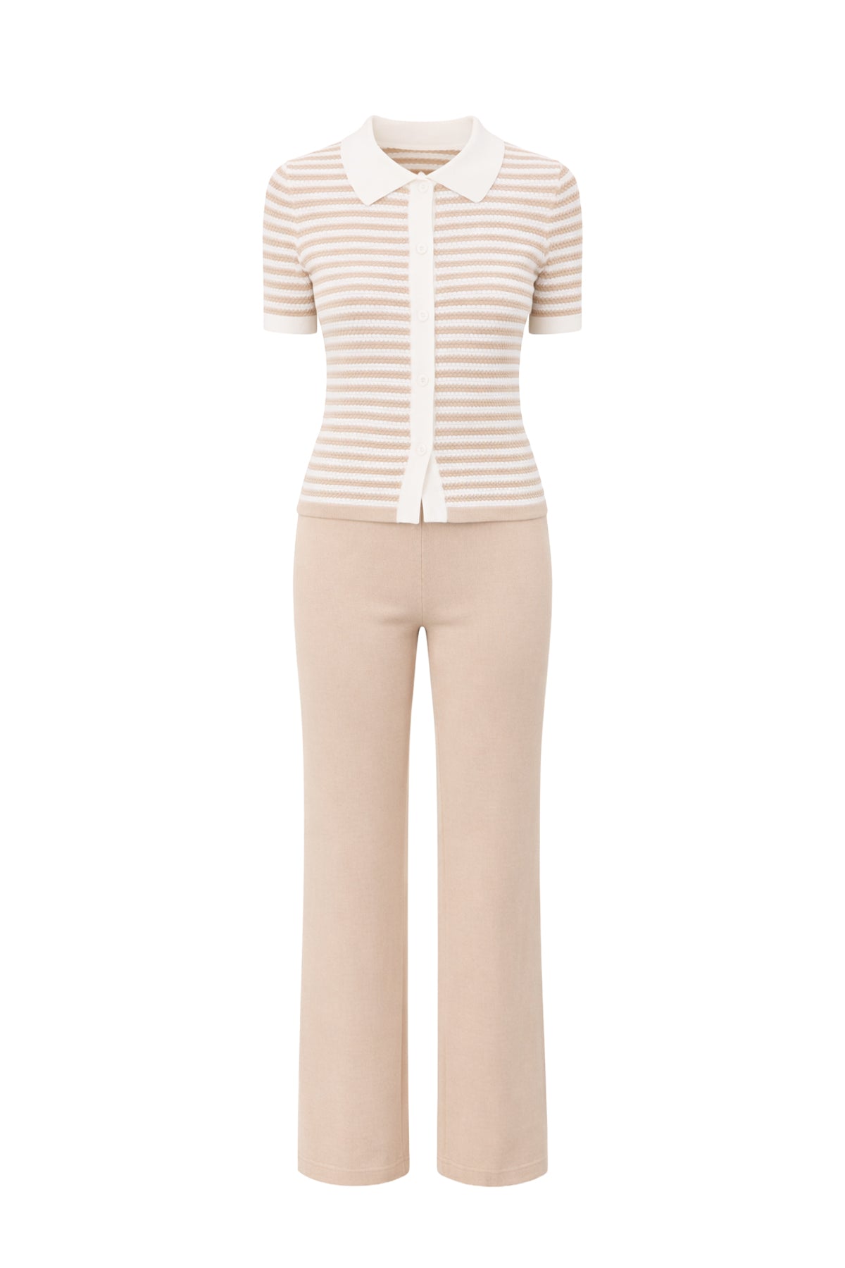 Xandra Ribbed Knit Top & Pants Set