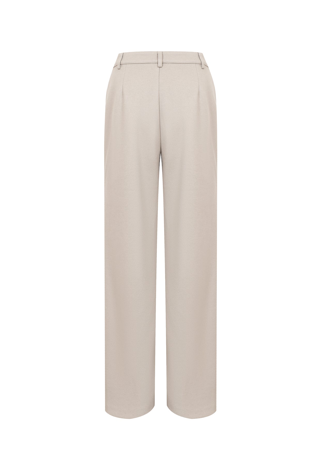 Classic Faux Wool Straight-Leg