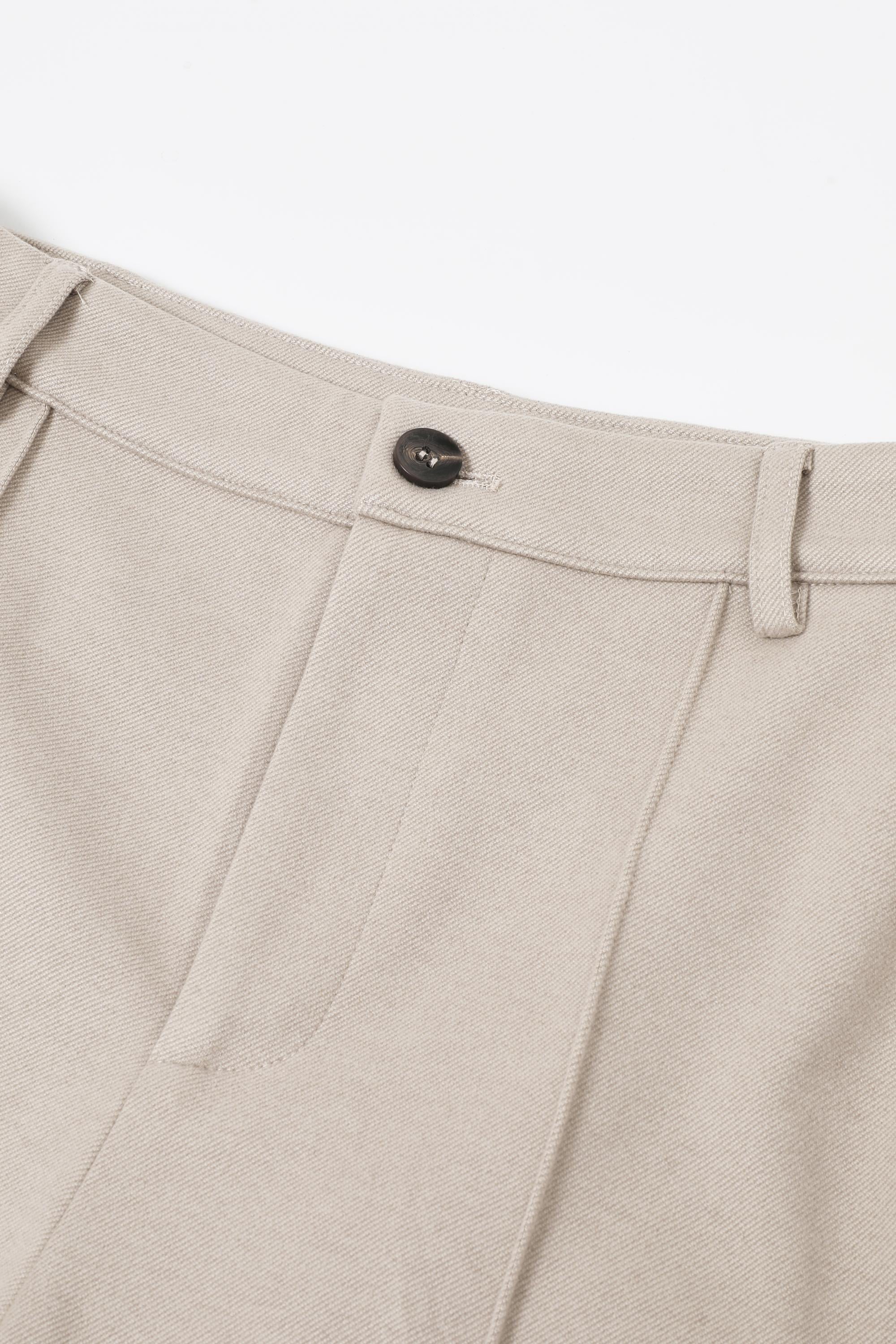 Classic Faux Wool Straight-Leg