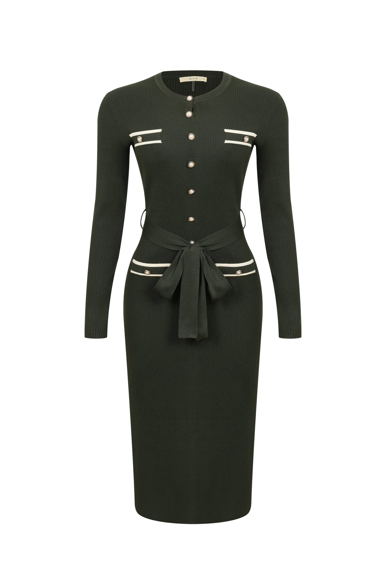 The Collarline Knit Dress