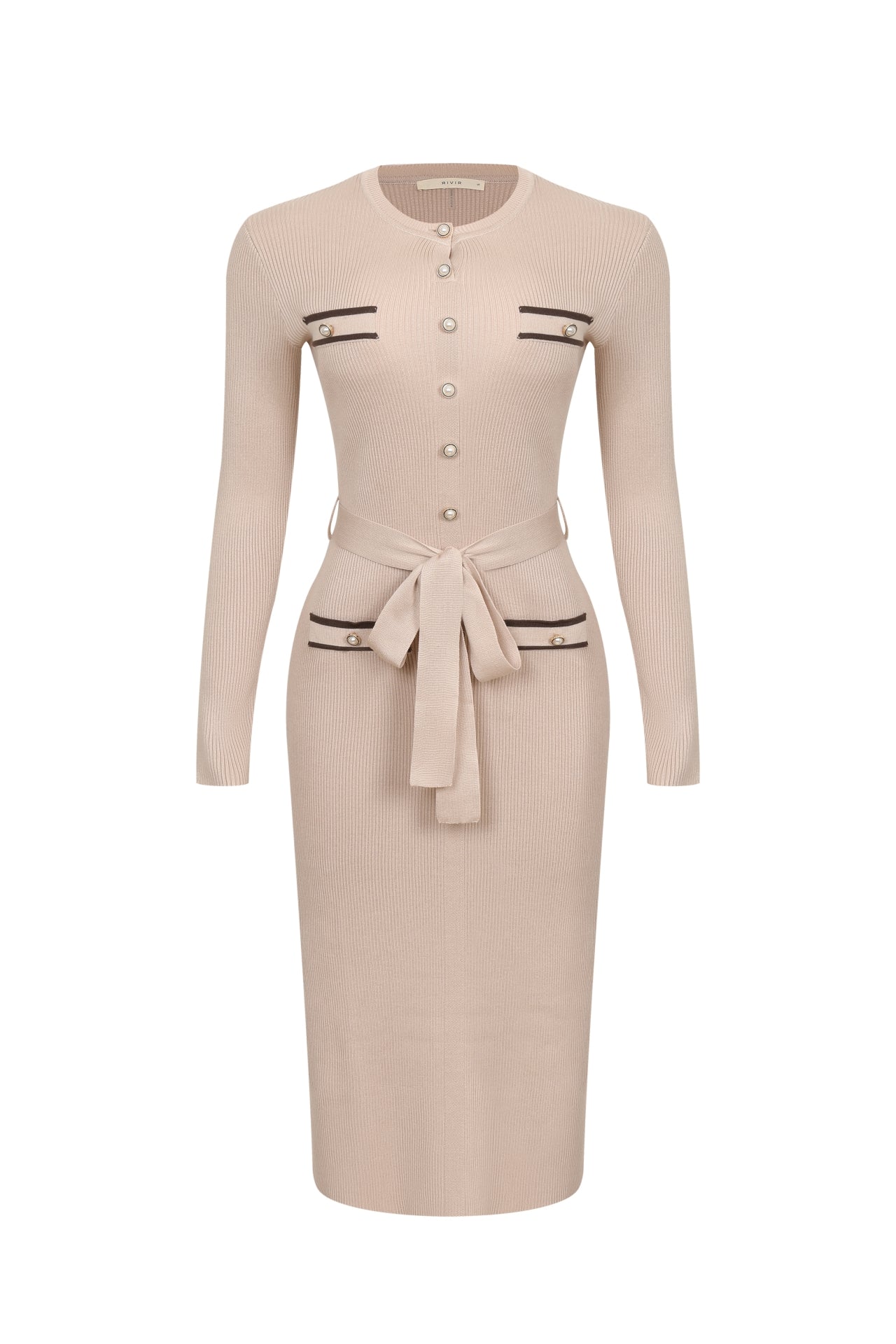 The Collarline Knit Dress