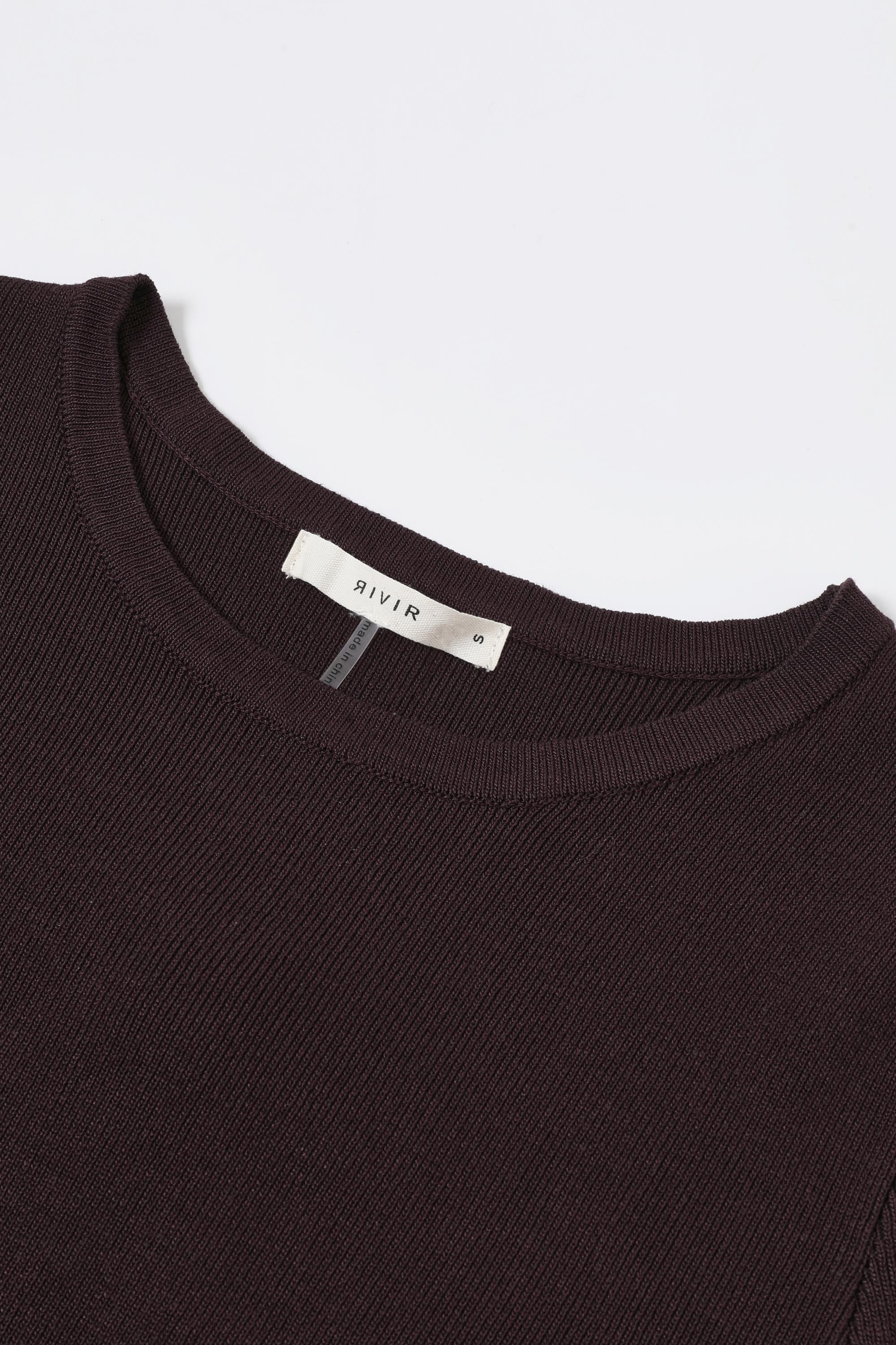 Beaded Fringe Knit Long Sleeve Midi Dress