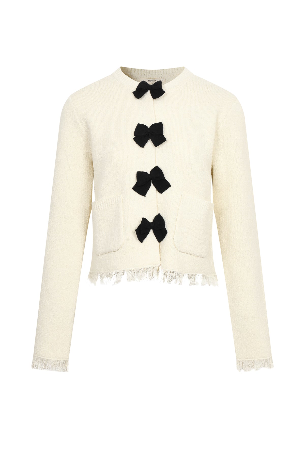 Bellefringe Cardigan With Bows