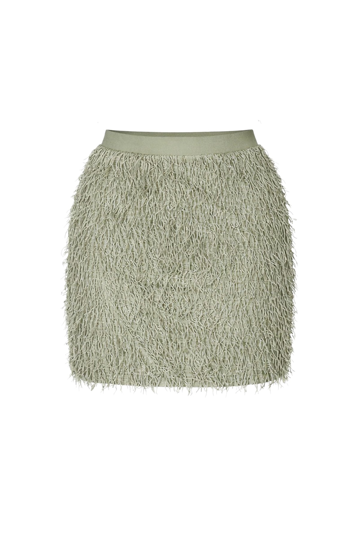 Fringe Mini Skirt