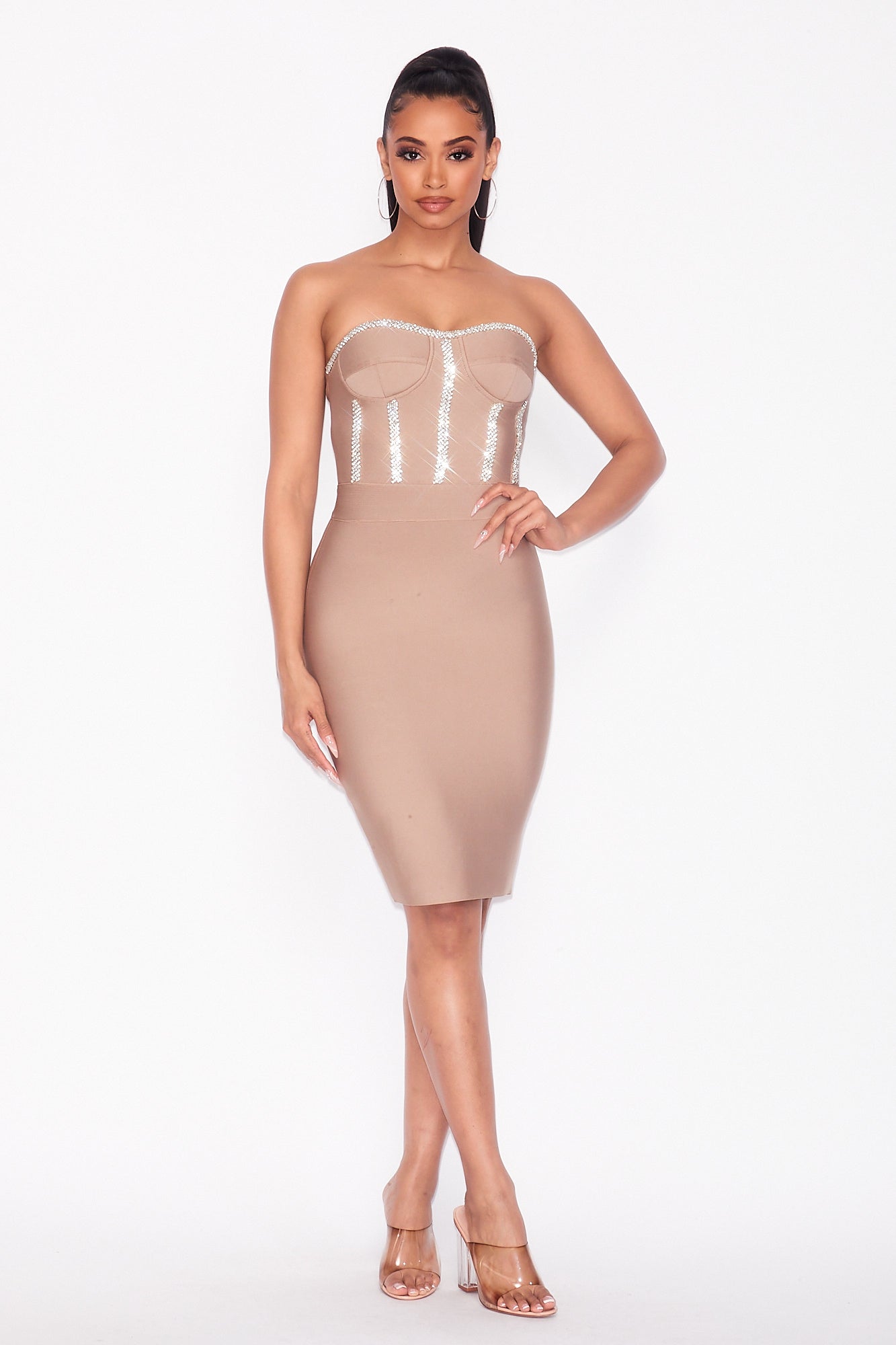 Strapless Bandage Dress