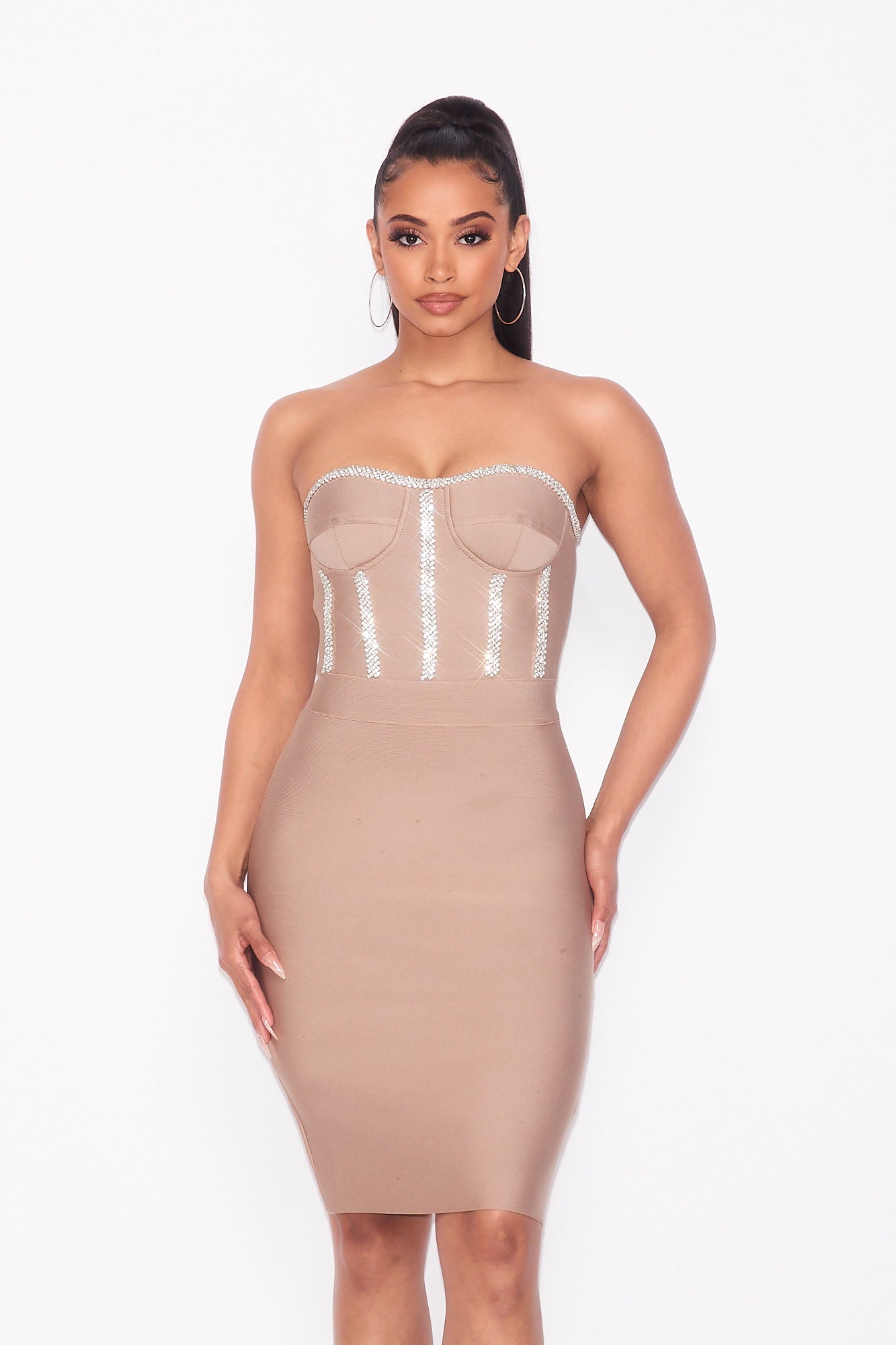 Strapless Bandage Dress